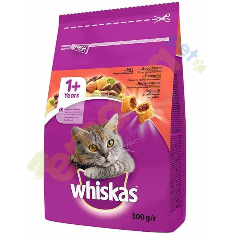 WHİSKAS 300 GR KURU MAMA SIGIR ETLİ
